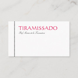 Tarjeta De Visita Color y línea