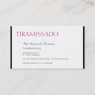 Tarjeta De Visita Color y línea