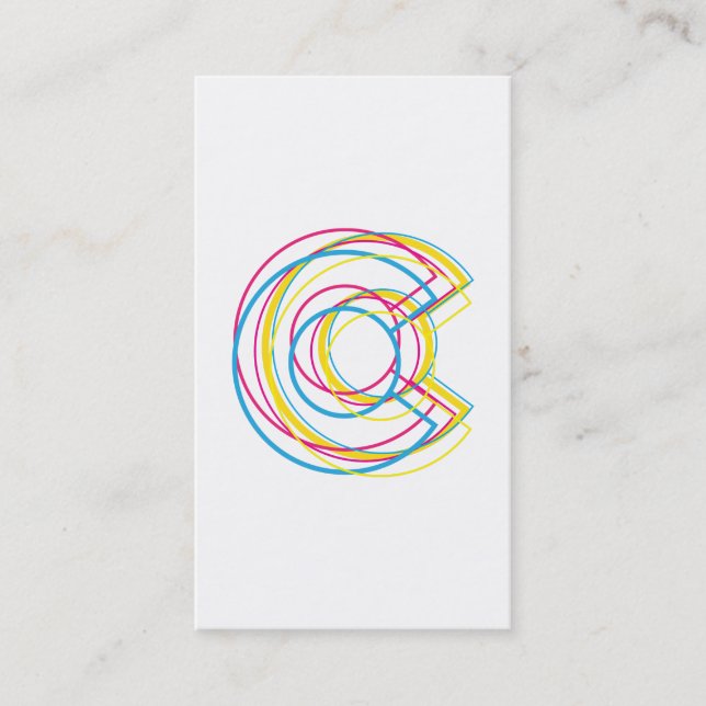 Tarjeta De Visita colorado panC (Anverso)