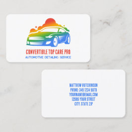 Tarjeta De Visita Colorante de detalle automático