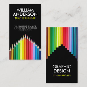 Tarjeta de visita coloreada del ilustrador del