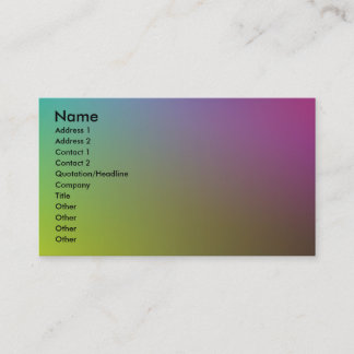 Tarjeta De Visita Colores