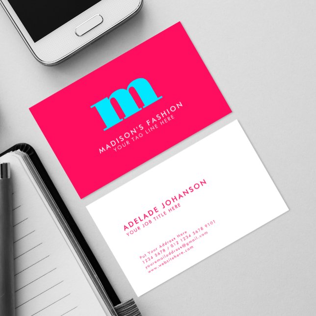 Tarjeta De Visita Colores complementarios | Fancy Inicial (Subido por el creador)