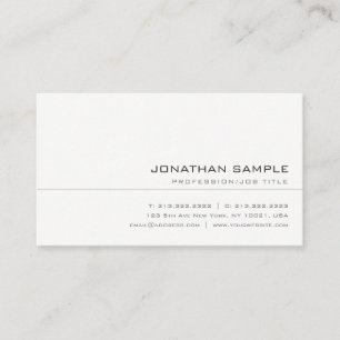 Tarjeta De Visita Colores creativos elegantes profesional de moda