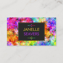 Tarjeta De Visita Colores de Chakra deslumbrantes