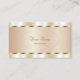Tarjeta De Visita Colores de efecto dorado luminoso Moderno y elegan