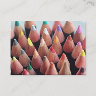 Tarjeta De Visita Colores de lápices