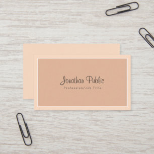 Tarjeta De Visita Colores de moda del diseño elegante profesional