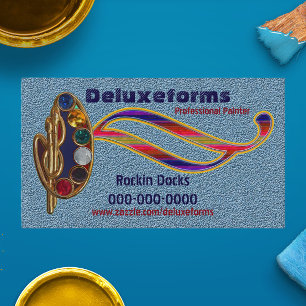 Tarjeta De Visita Colores de Pintura