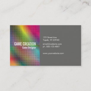 Tarjeta De Visita Colores de semitono