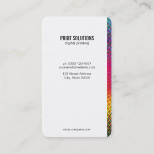 Tarjeta De Visita Colores de semitono