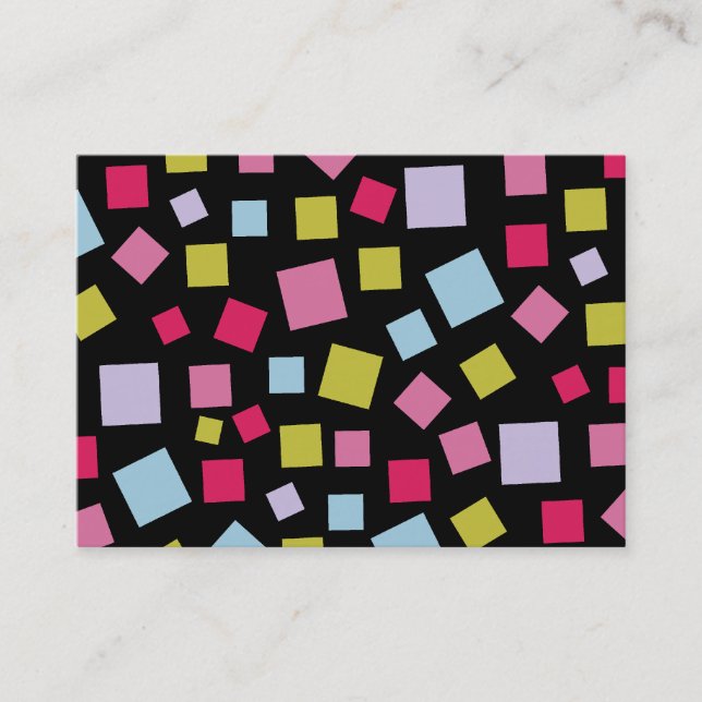 Tarjeta De Visita Colores en cascada (Anverso)