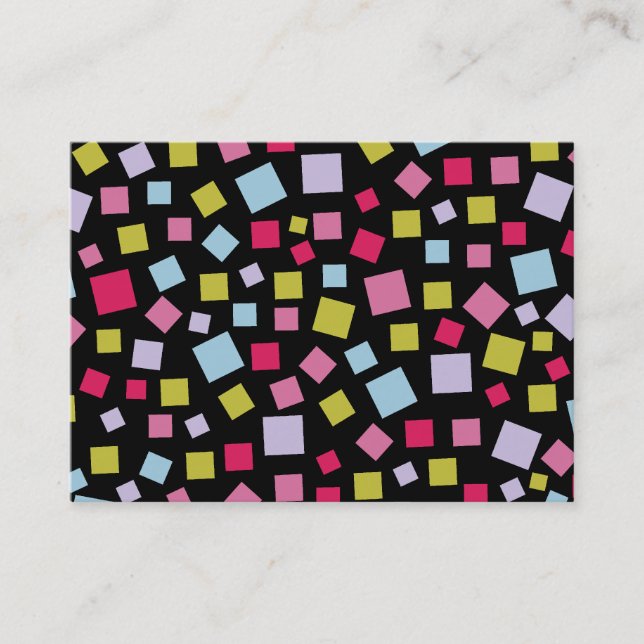 Tarjeta De Visita Colores en cascada II (Anverso)