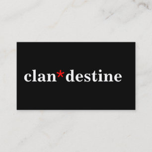 Tarjeta De Visita Colores mínimos modernos