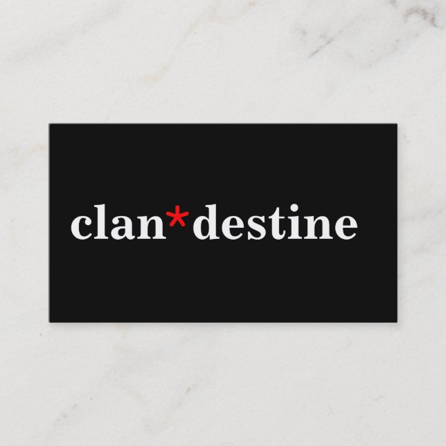 Tarjeta De Visita Colores mínimos modernos (Anverso)