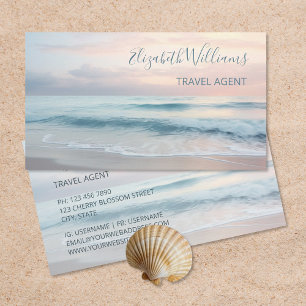 Tarjeta De Visita Colores Ocean Pastel
