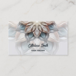 Tarjeta De Visita Colores Pastel brillantes Mandala