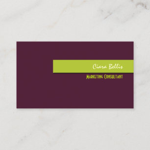 Tarjeta De Visita Colores retro de moda/Colores de bricolaje