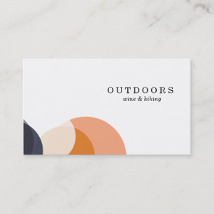 Tarjeta De Visita Colores superpuestos
