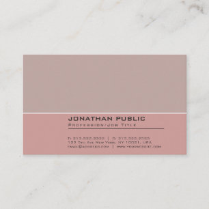 Tarjeta De Visita Colores Vintage Elegantes Armonía Profesional Senc