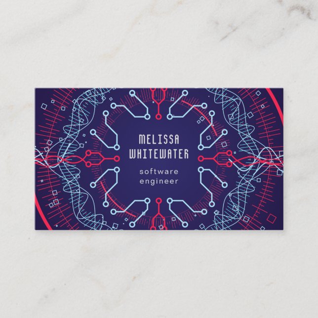 Tarjeta de visita colorida completamente lisa de (Anverso)