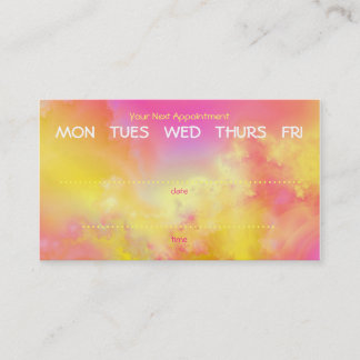 tarjeta de visita colorida de los círculos