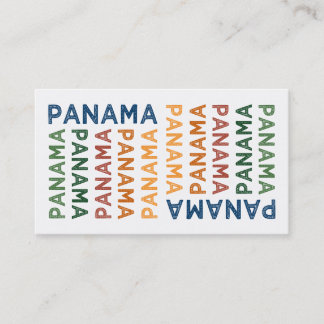 Tarjeta De Visita Colorido de Panamá