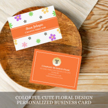 Colorido diseño floral cúbico personalizado