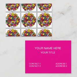 Tarjeta De Visita Colorido Jelly Bean