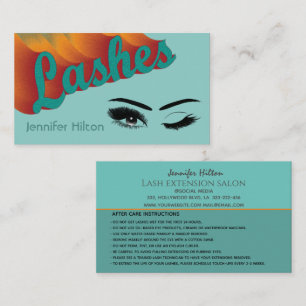 Tarjeta De Visita Coloridos azotes retro de moda de Guay después de 