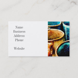 Tarjeta De Visita Coloridos regalos de tazas de café para los amante