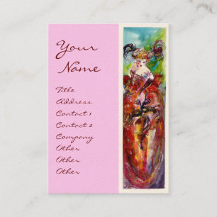 Tarjeta De Visita COLUMBINE / Diseñador de Moda,Artes Escénicas