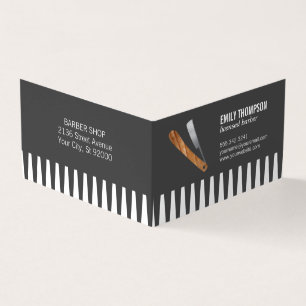 Tarjeta De Visita Comb y Razor