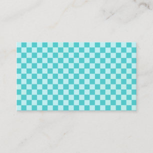 Tarjeta De Visita Combinación Azul Clásico Cuadro de STaylor
