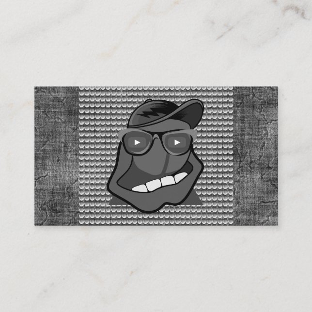 Tarjeta De Visita Comediante Stand Up Comic Entertainment Industry B (Anverso)