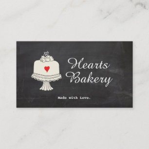 Tarjeta De Visita Comedor de pastelería Cute Cake
