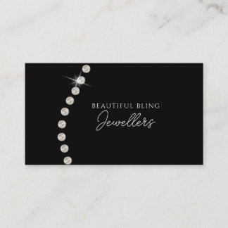 Tarjeta De Visita Comerciante de regalos de la tienda de joyas Diamo