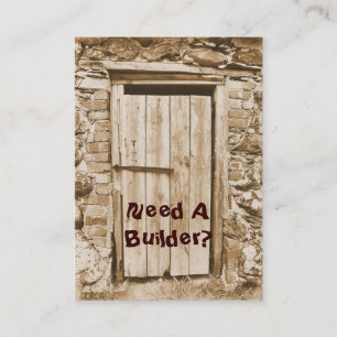 TARJETA DE VISITA COMERCIO, EDIFICIOS