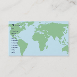 Tarjeta De Visita Comercio mundial