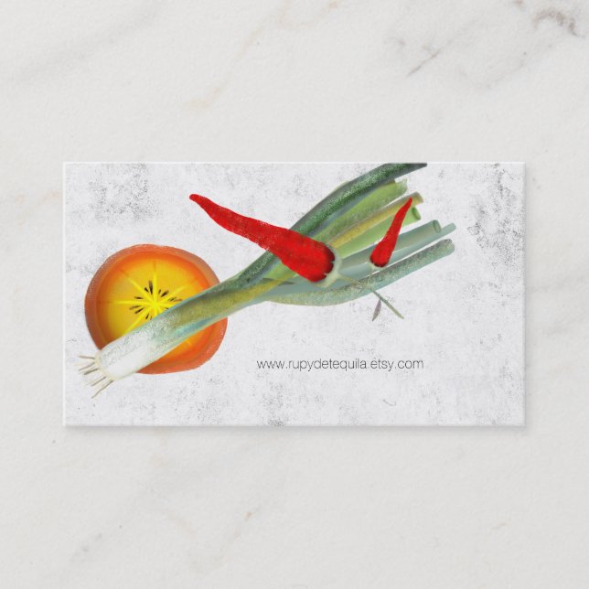 Tarjeta De Visita Comida (Anverso)