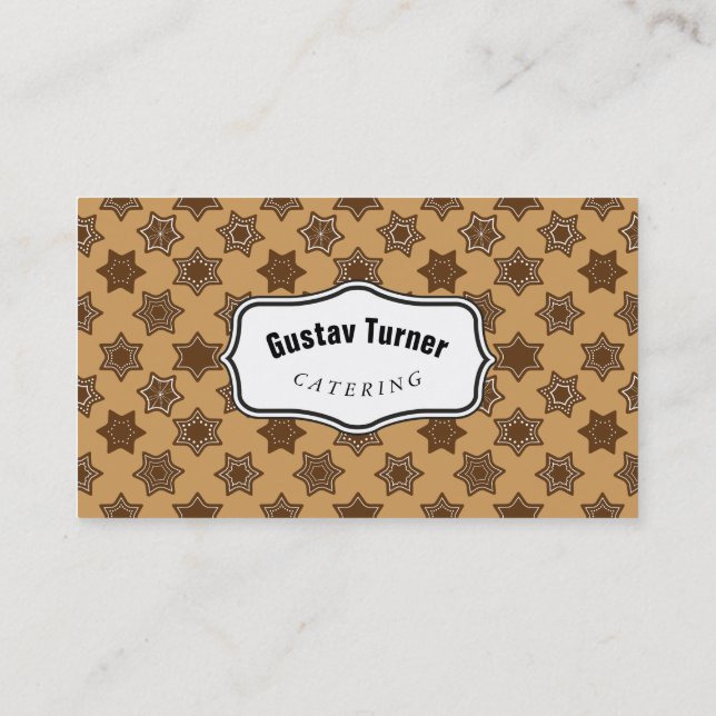 Tarjeta De Visita Comida y dulces (Reverso)