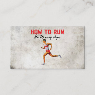 Tarjeta De Visita Cómo correr
