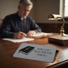 Tarjeta De Visita ¿Cómo puedo orar por usted Iglesia Pastor Gray