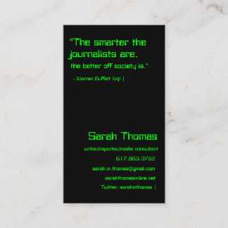 Tarjeta De Visita Comodoro 64