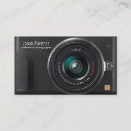 Tarjeta de visita compacta del fotógrafo de la