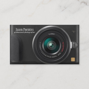 Tarjeta de visita compacta del fotógrafo de la