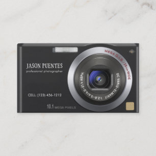 Tarjeta de visita compacta del fotógrafo de la