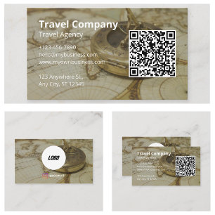 Tarjeta De Visita Compañía de Agencia de Viajes