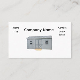 Tarjeta De Visita Compañía de cobertizos