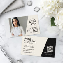 Compañía de Código QR de Foto Profesional Su Logot